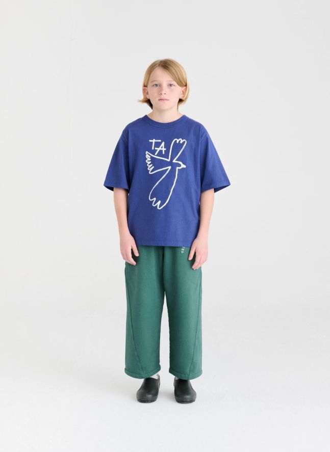 T-shirt N°5 Coton Bio | Bleu marine