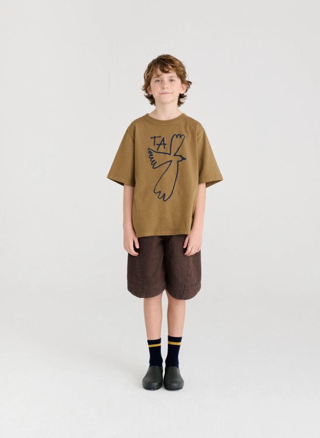 T-shirt N°5 Coton Bio | Marron