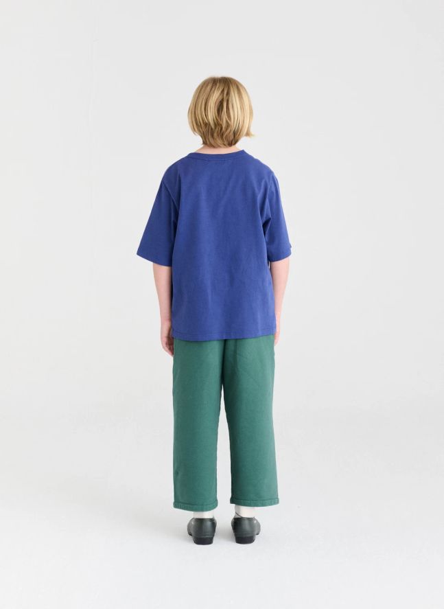 T-shirt N°5 Coton Bio | Bleu marine