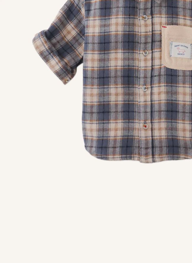 Chemise Mauro Carreaux | Beige