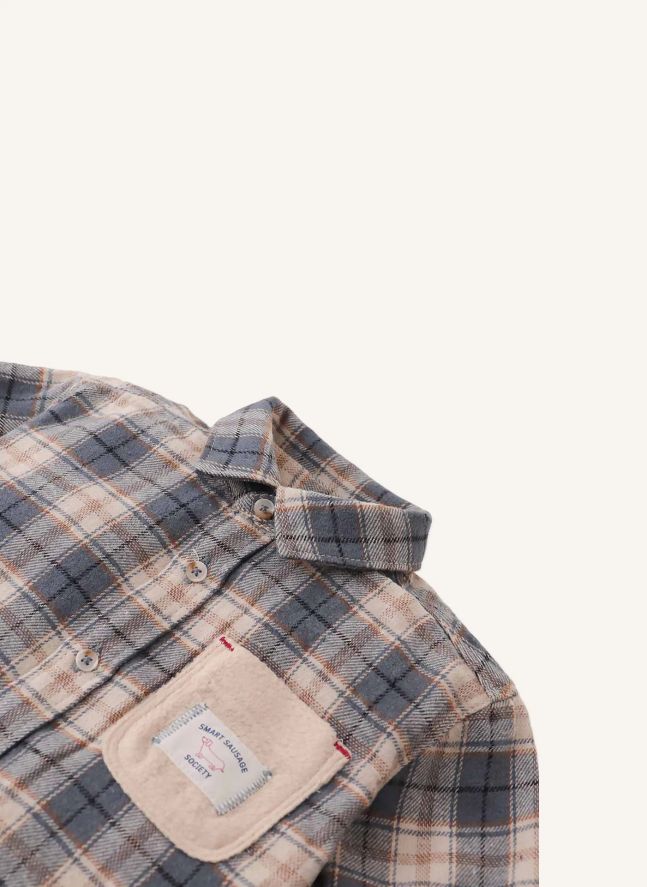 Chemise Mauro Carreaux | Beige