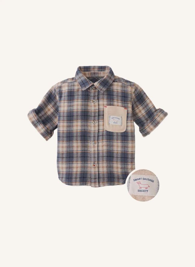 Chemise Mauro Carreaux | Beige