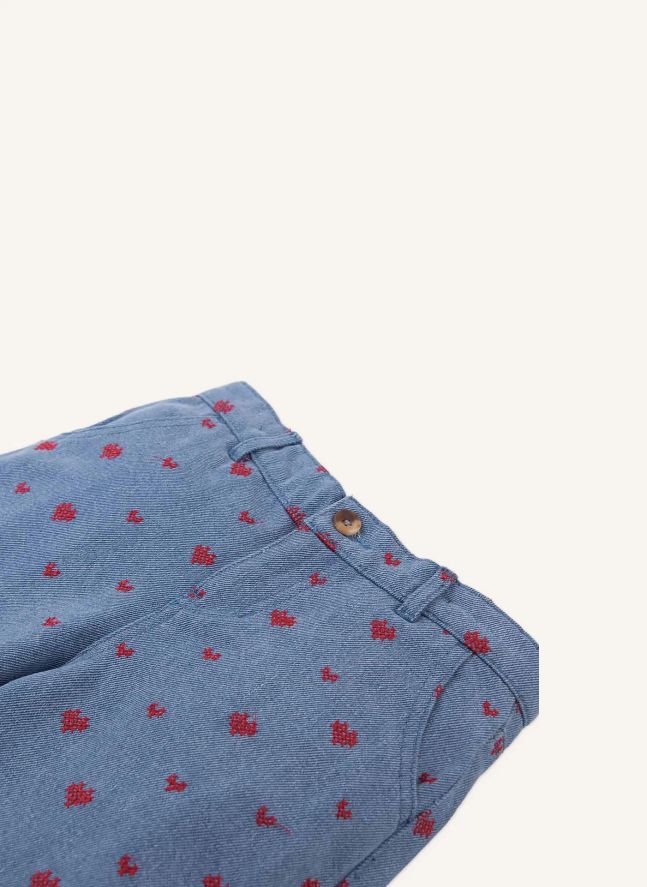 Jean Brodé Odette | Bleu