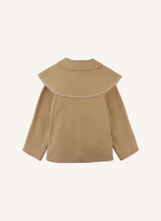 Philippa Cape Jacket | Camel