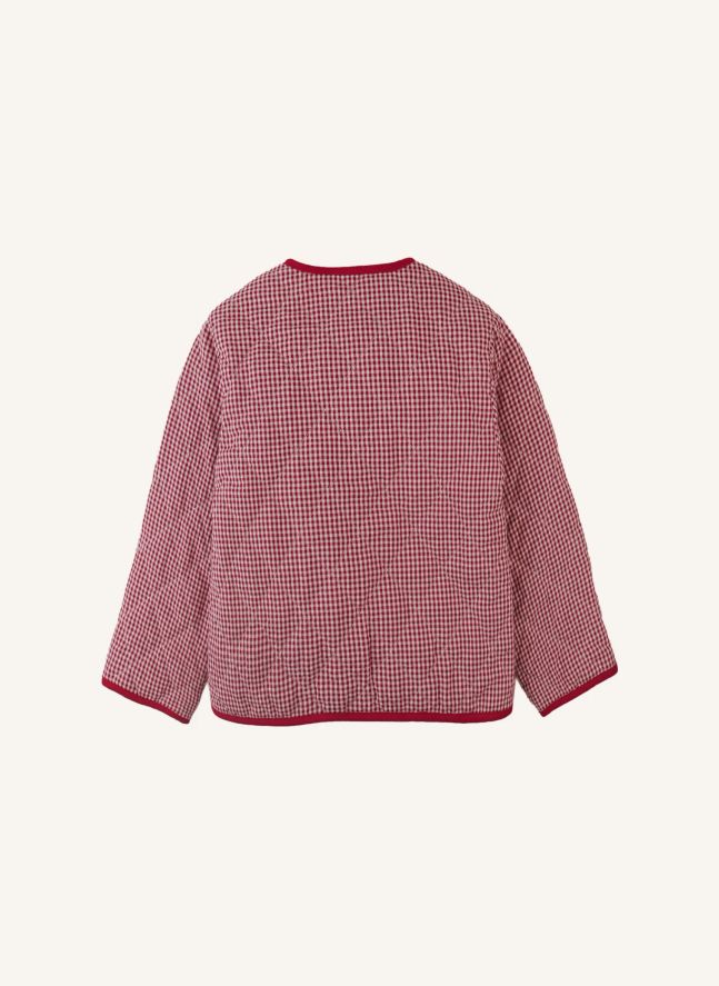 Lavinia Carreaux Jacket | Red
