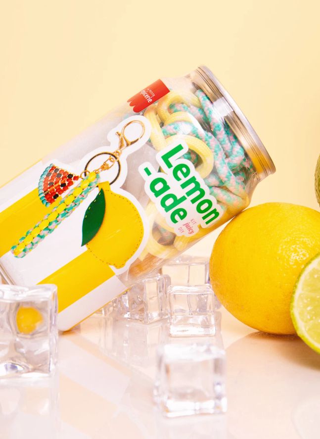 Pshiiit key ring kit - Lemonade