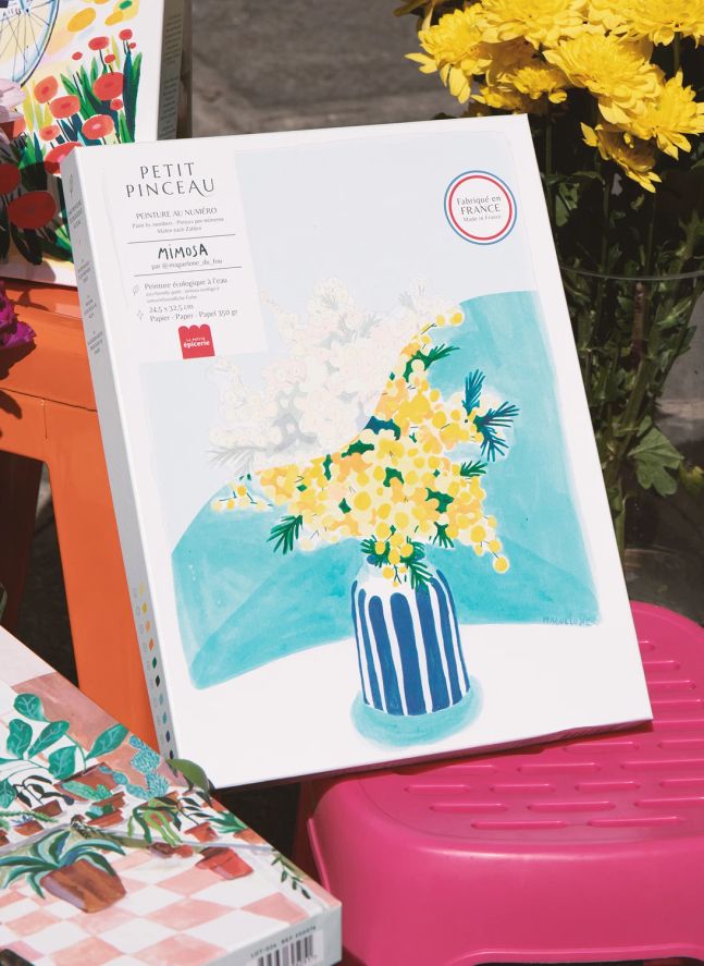 Kit de peinture au numéro - Mimosa