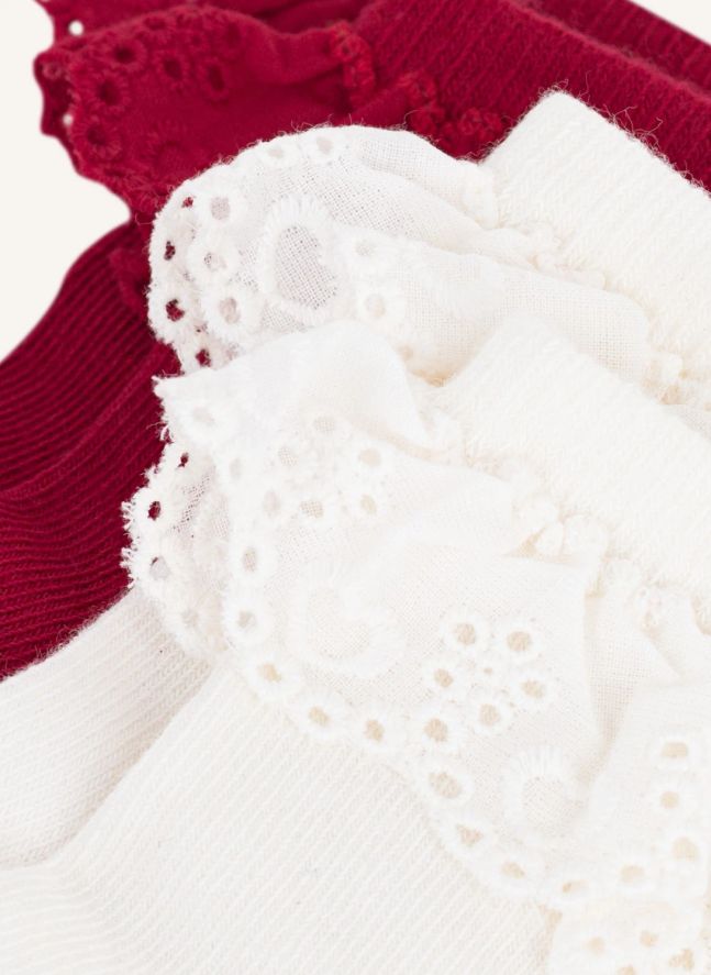 Lot de 2 Paires de Chaussettes Volants | Rouge