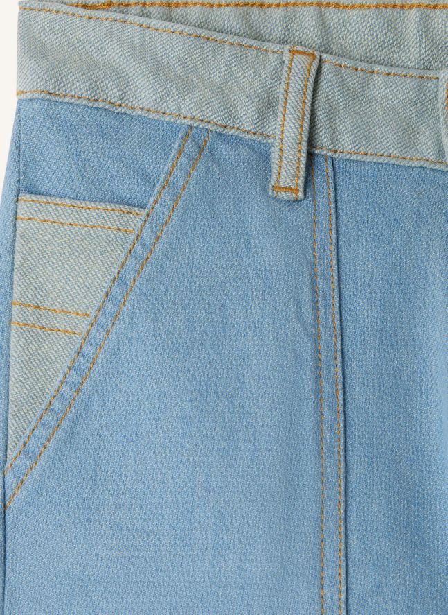 Pantalon Gael Coton Bio | Bleu Clair