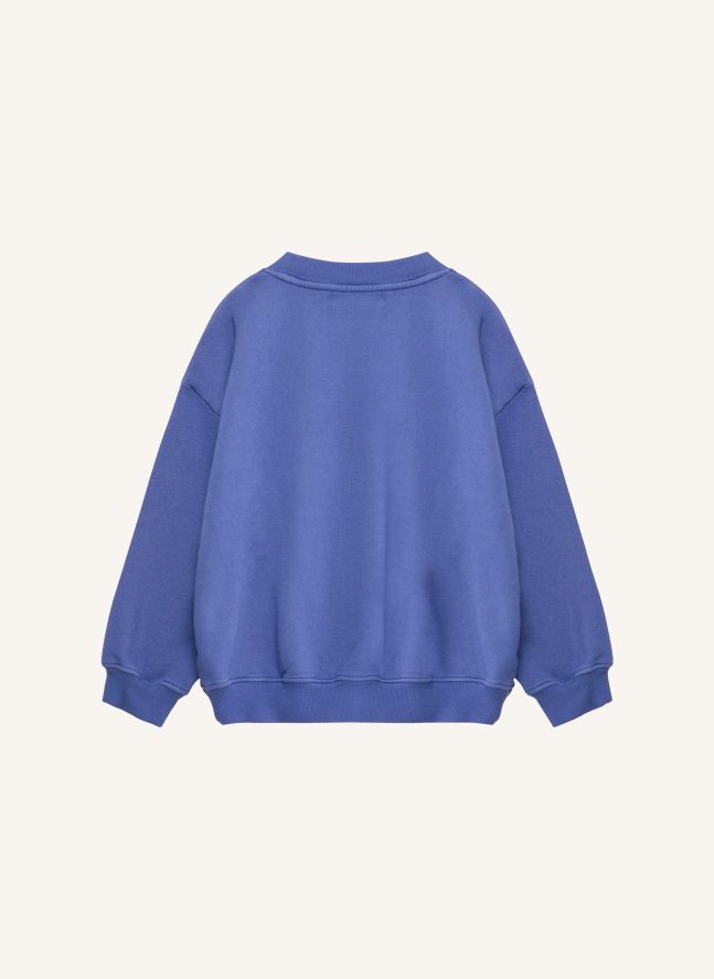 Sweat N°7 Coton Bio | Bleu