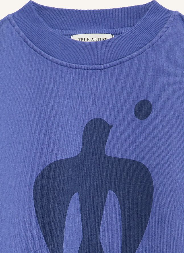 Sweat N°7 Coton Bio | Bleu
