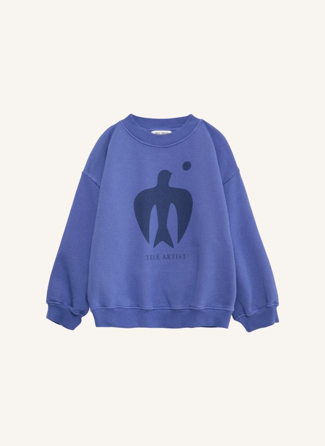 Sweat N°7 Coton Bio | Bleu