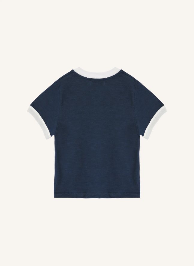 T-shirt N°25 | Bleu foncé
