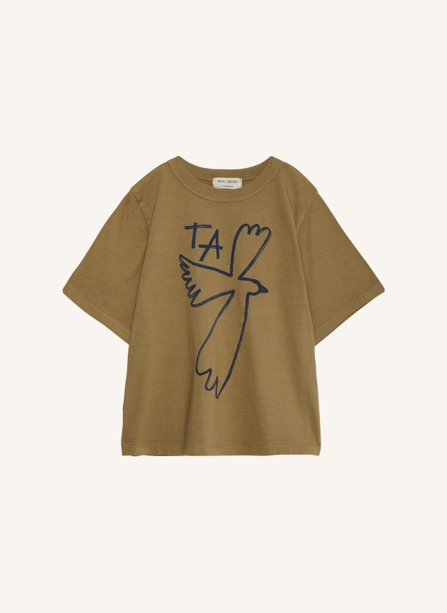 T-shirt N°5 Coton Bio | Marron