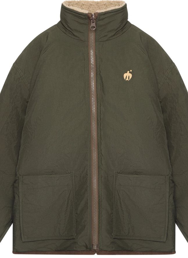 Veste Façon Sherpa Réversible N°3 | Marron