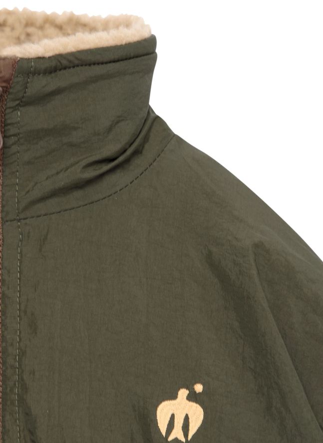 Veste Façon Sherpa Réversible N°3 | Marron