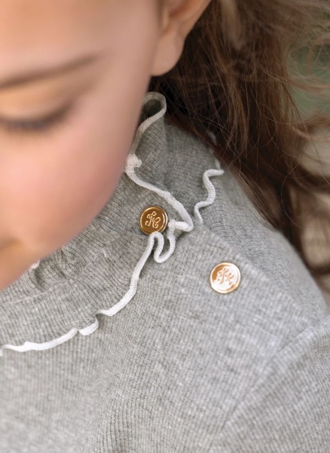 Jersey con cuello Bourdon | Gris