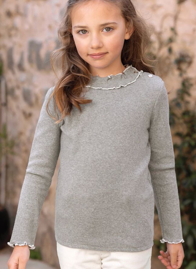 Jersey con cuello Bourdon | Gris