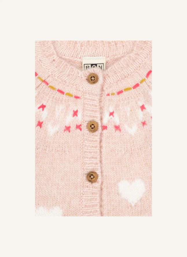 Cardigan Pastel | Rose