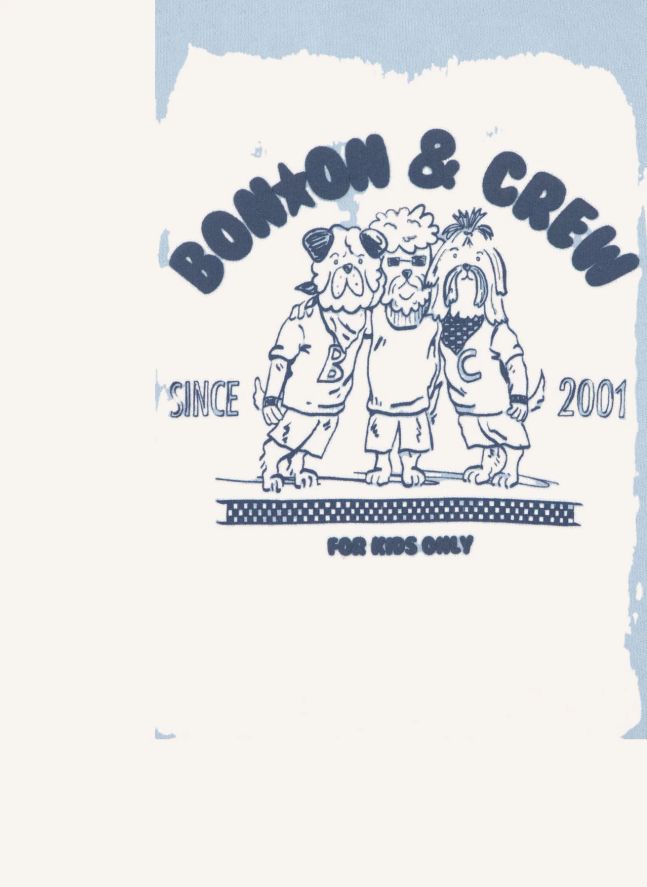 T-shirt Laurel Crew | Bleu Clair