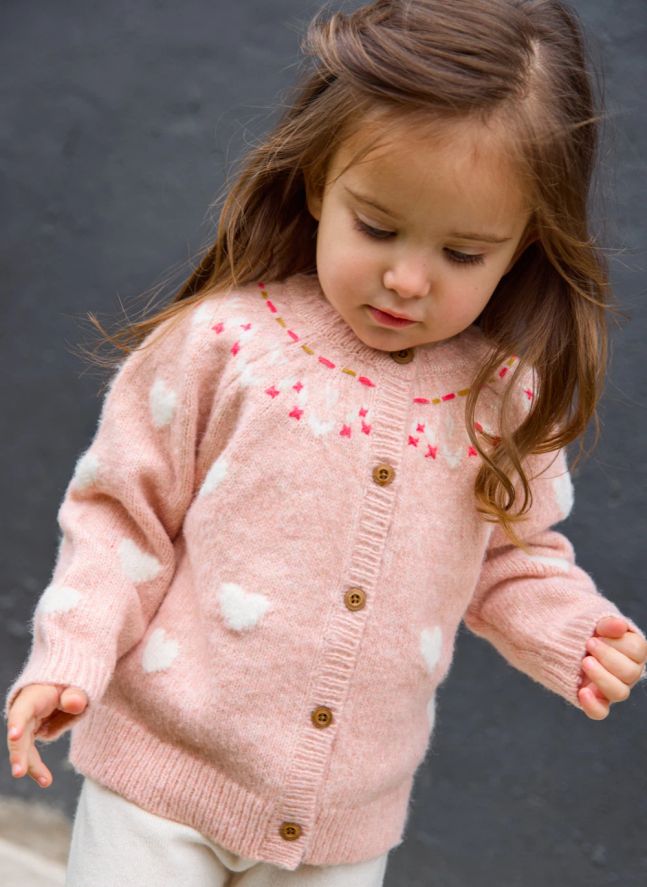 Cardigan Pastel | Rose
