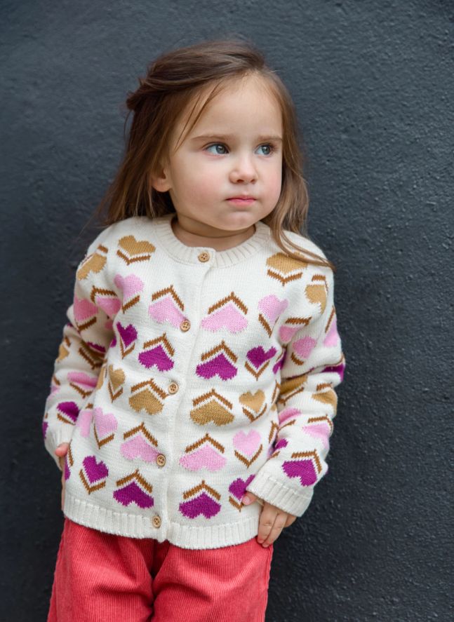 Cardigan Maligne Bébé | Ecru