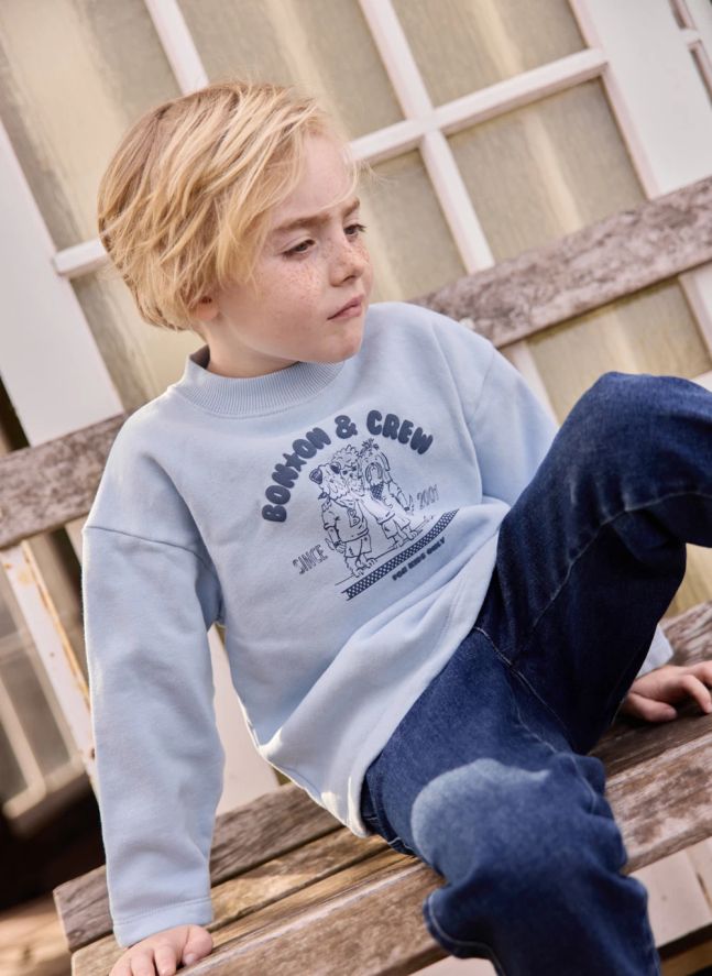 T-shirt Laurel Crew | Bleu Clair