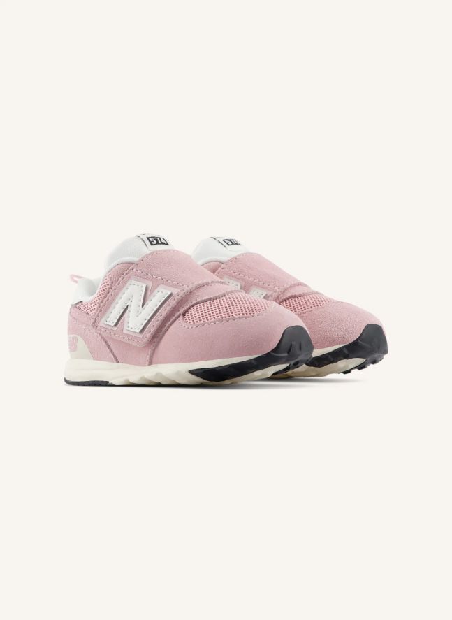 Baskets Scratchs Ouverture Totale 574 | Rose poudré