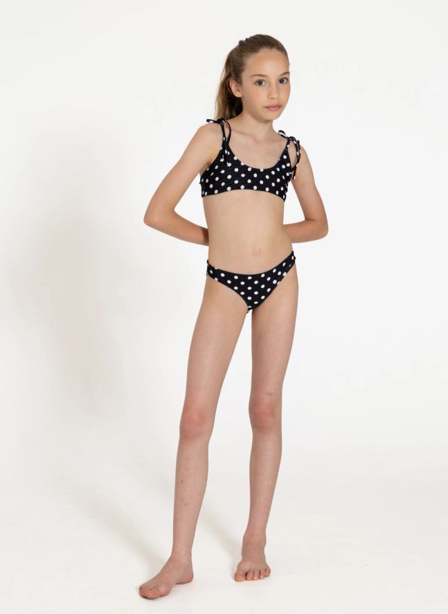 Maillot de Bain Alice Pois | Noir