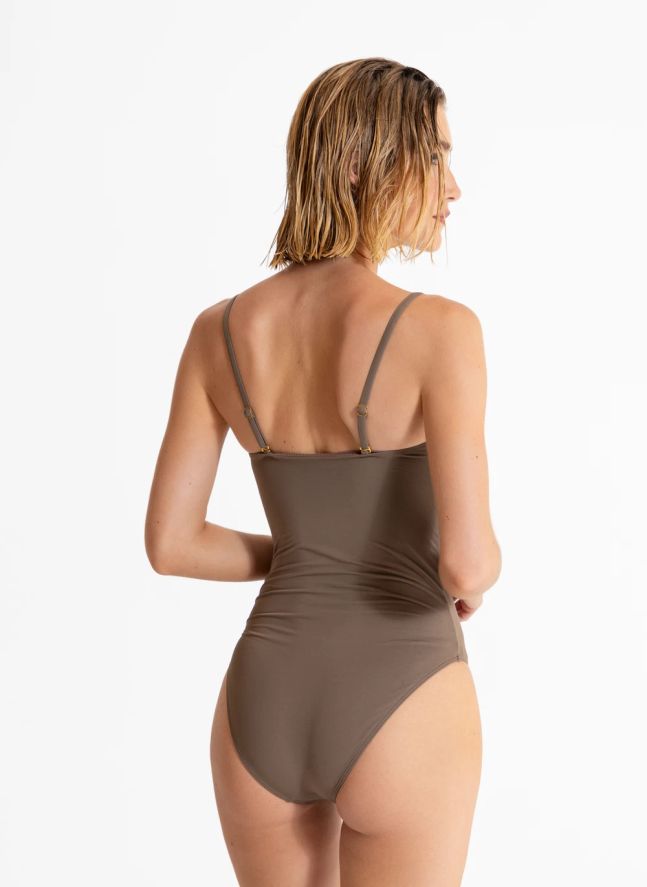 Maillot de Bain Annabelle | Marron glacé