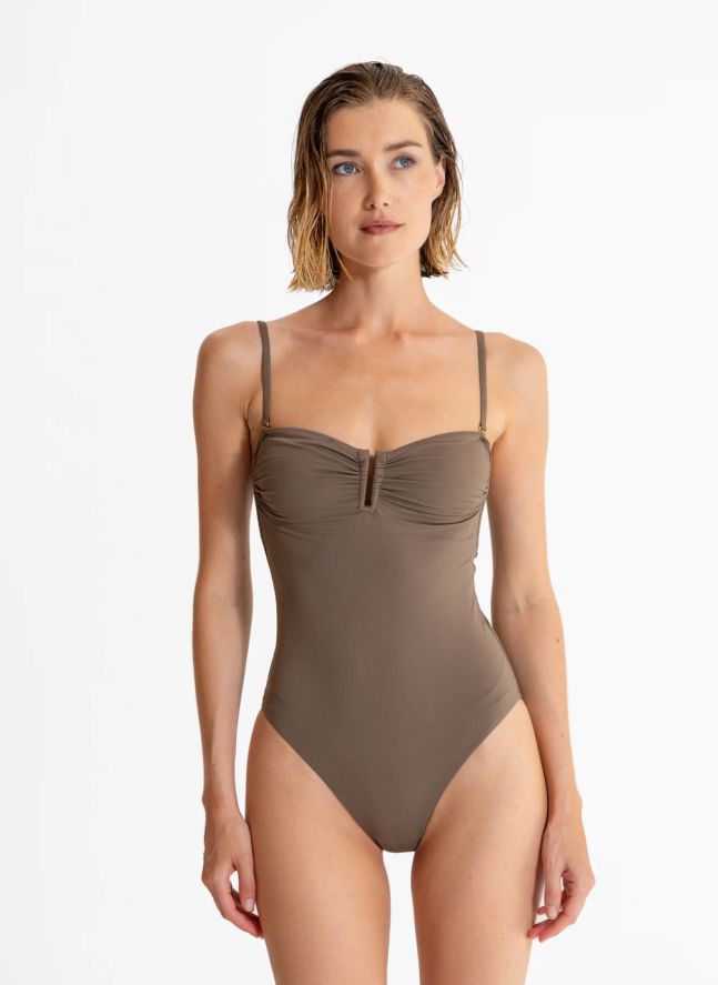 Maillot de Bain Annabelle | Marron glacé