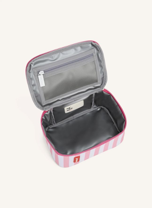 Lunch-Box Isotherme Rayée  | Rose