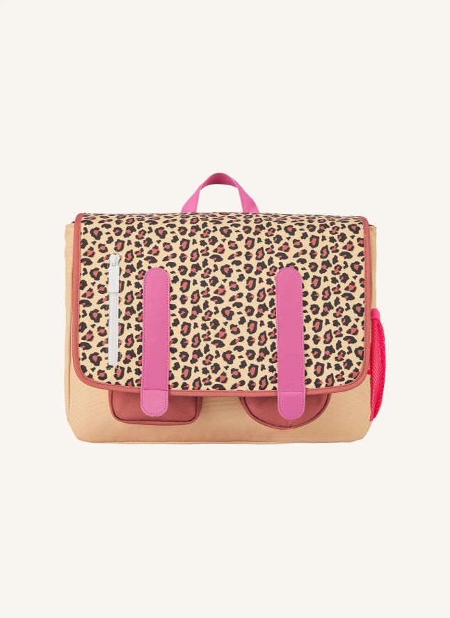 Cartable Leopard | Marron