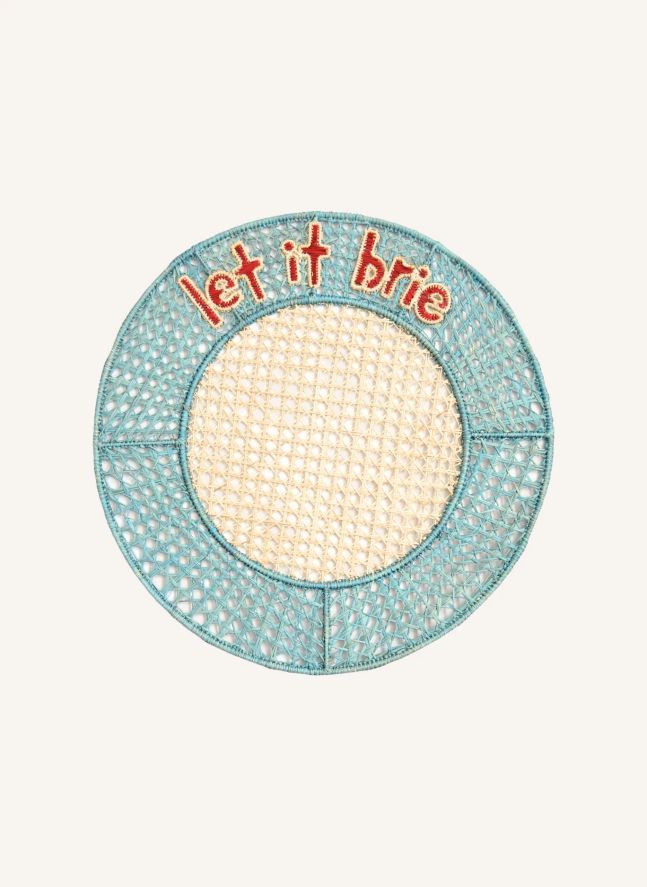 Set de table Let it brie | Bleu