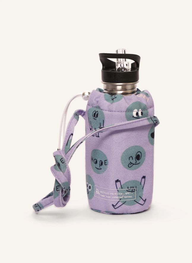 Funny Crew insulated water bottle | Lilac