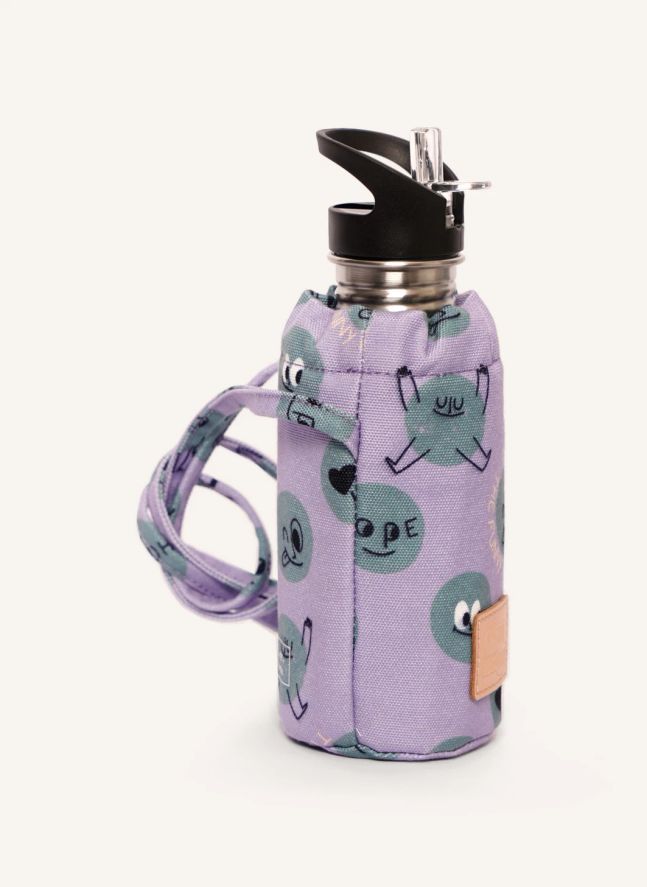 Funny Crew insulated water bottle | Lilac