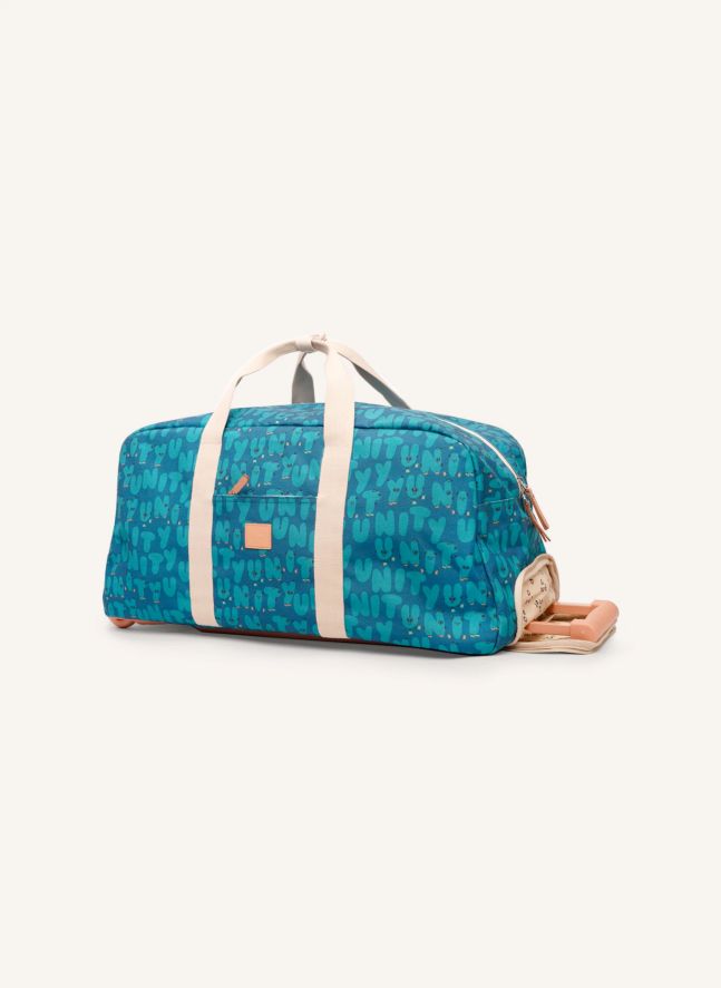 Unity wheeled travel bag | Blue