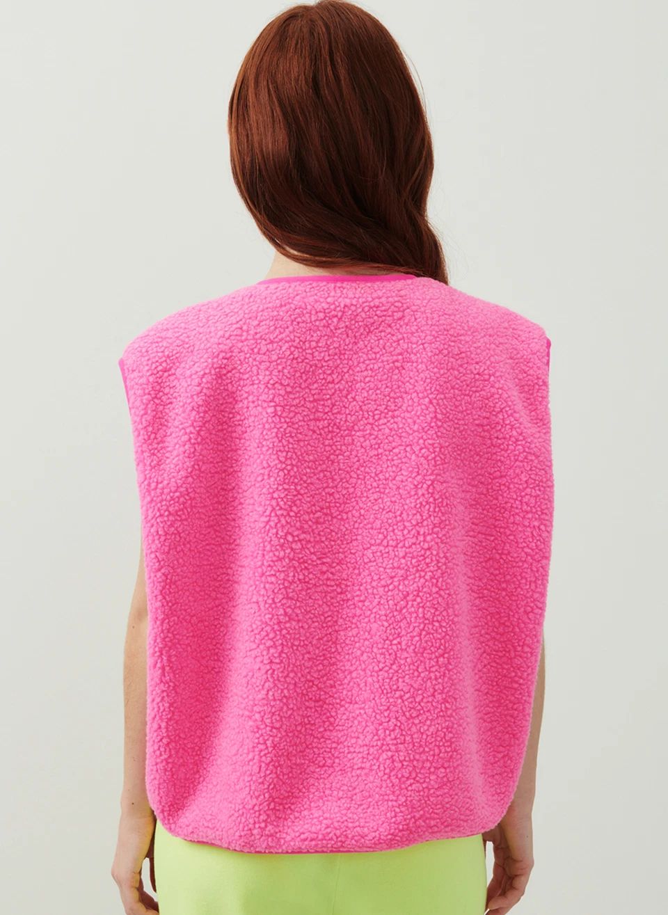 Veste Sans Manches Hoktown | Rose fluo- Image produit n°2